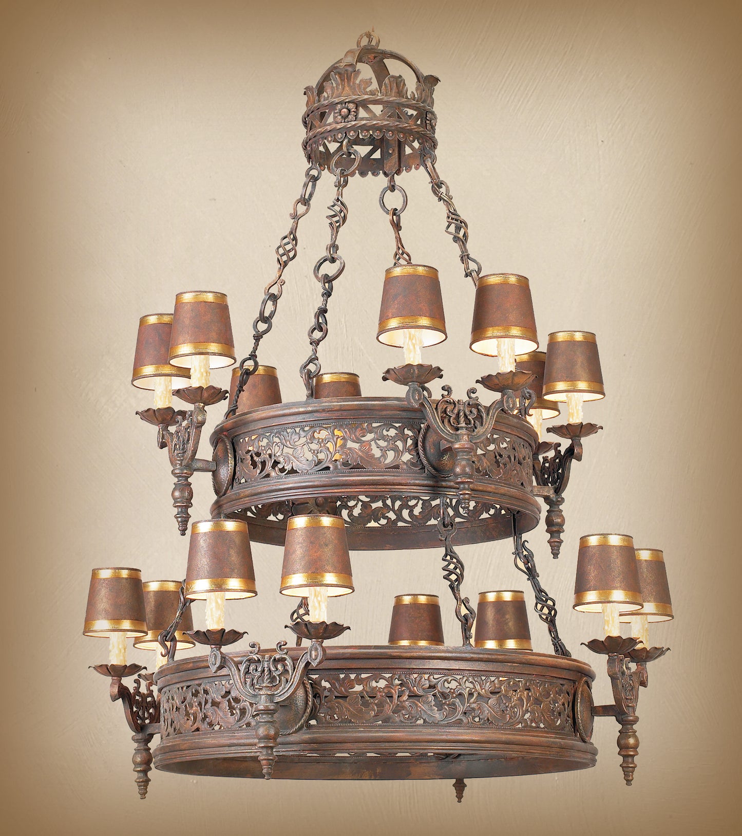 Wrought Iron Chandelier