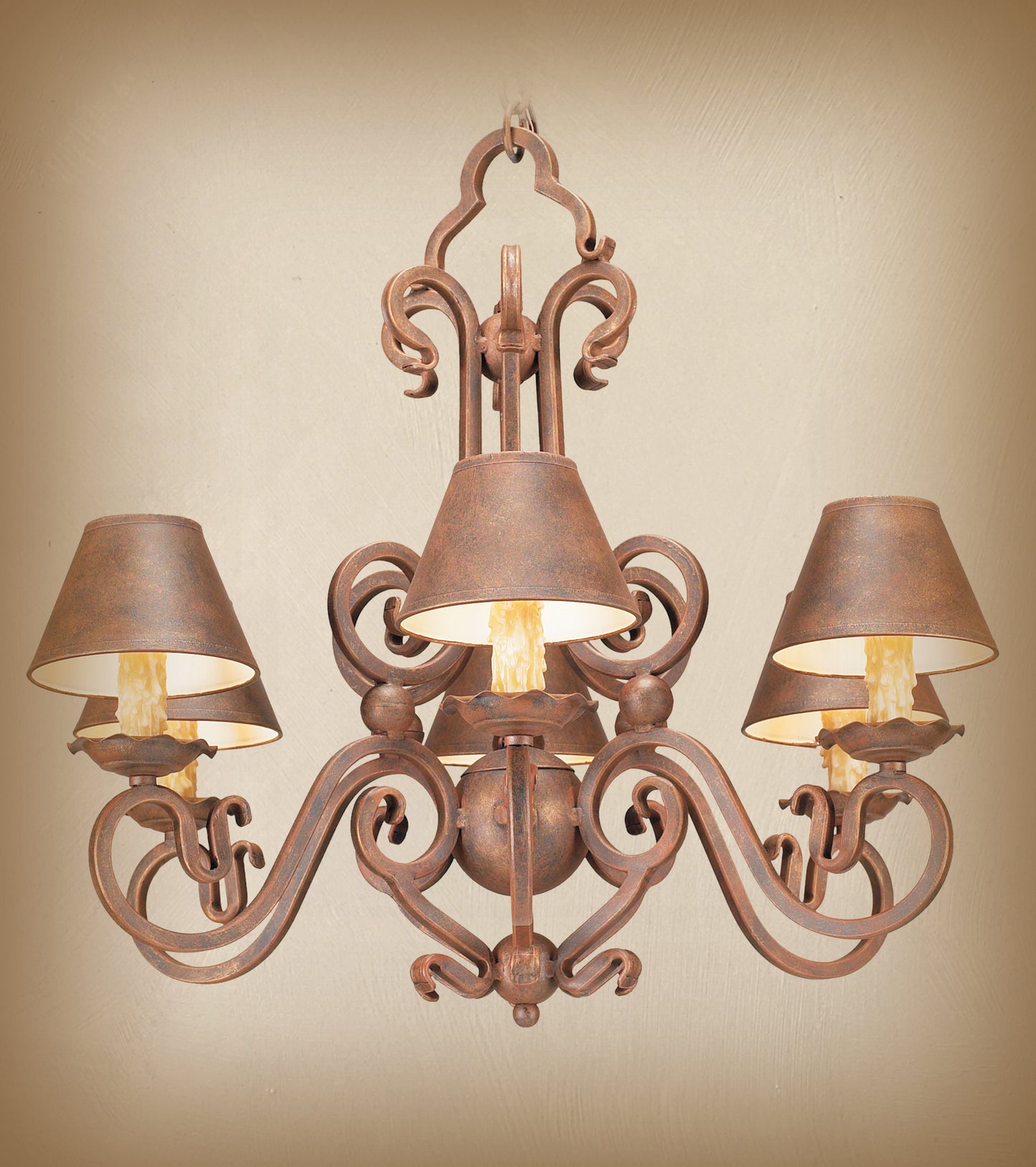 Wrought Iron Chandelier