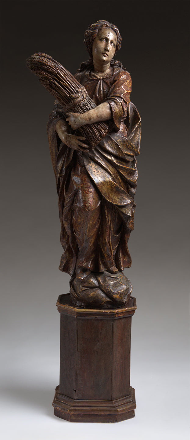 VINTAGE STATUE ON STAND