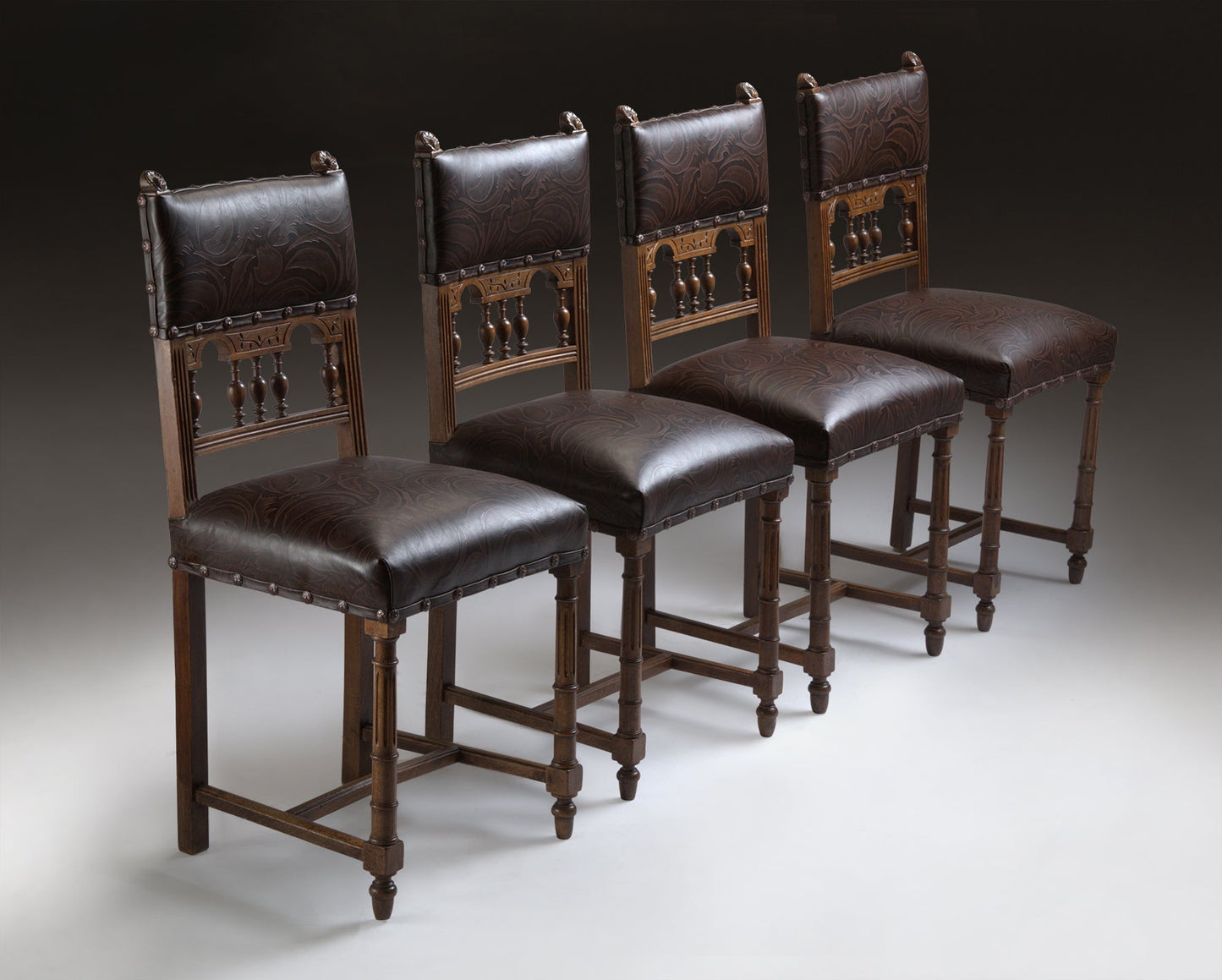 VINTAGE UPHOLSTERED ARMLESS CHAIR