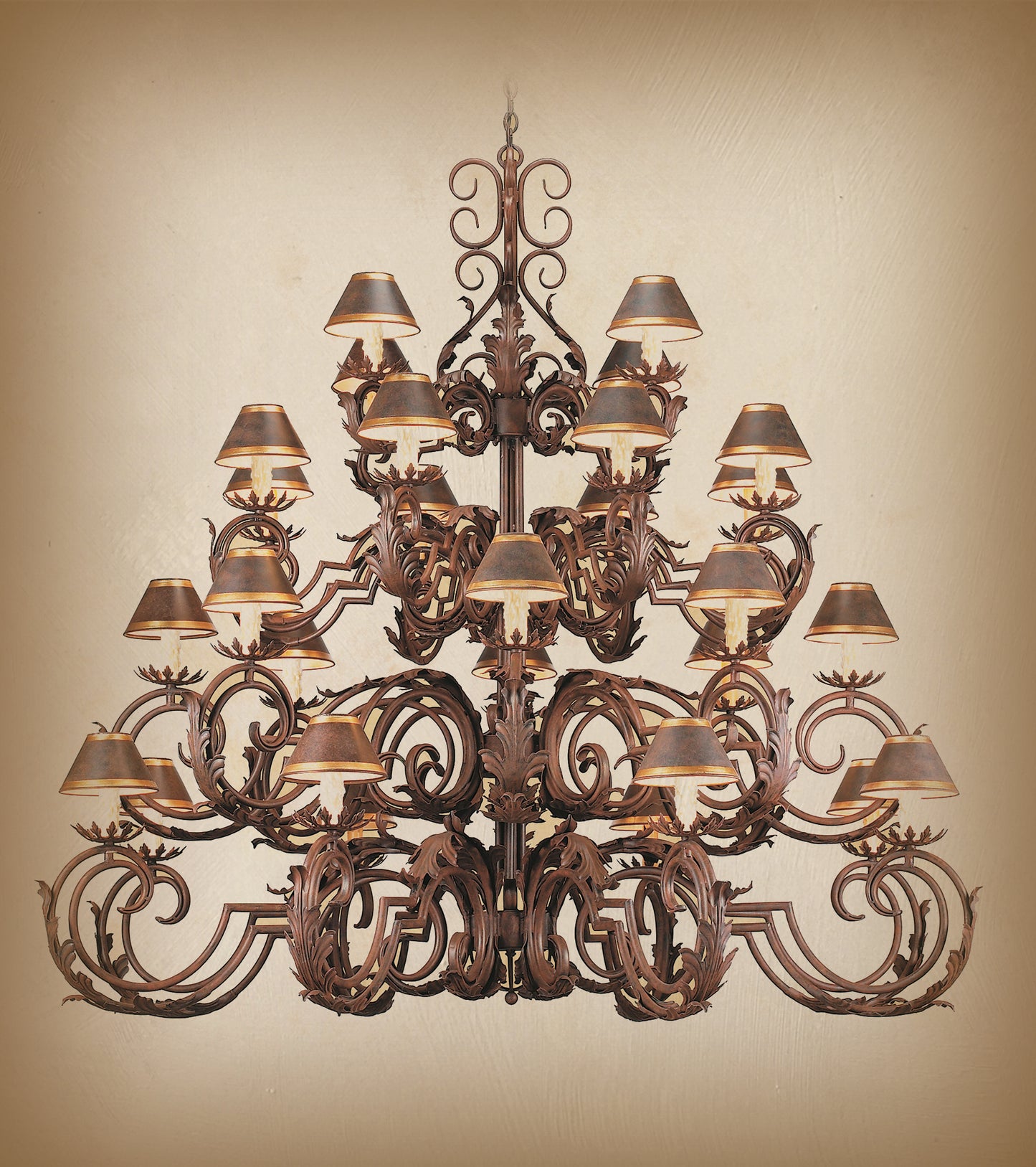 Wrought Iron Chandelier