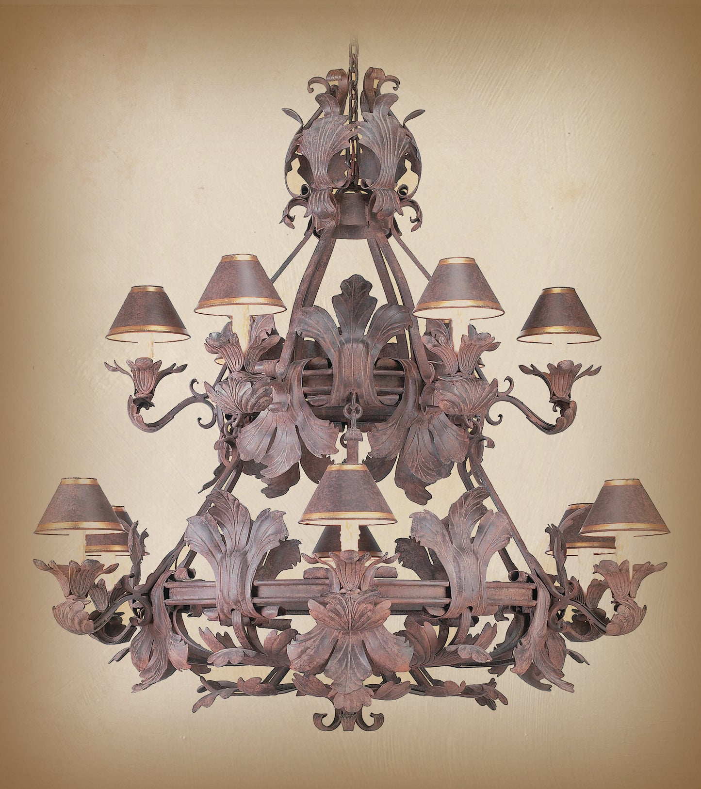 Wrought Iron Chandelier