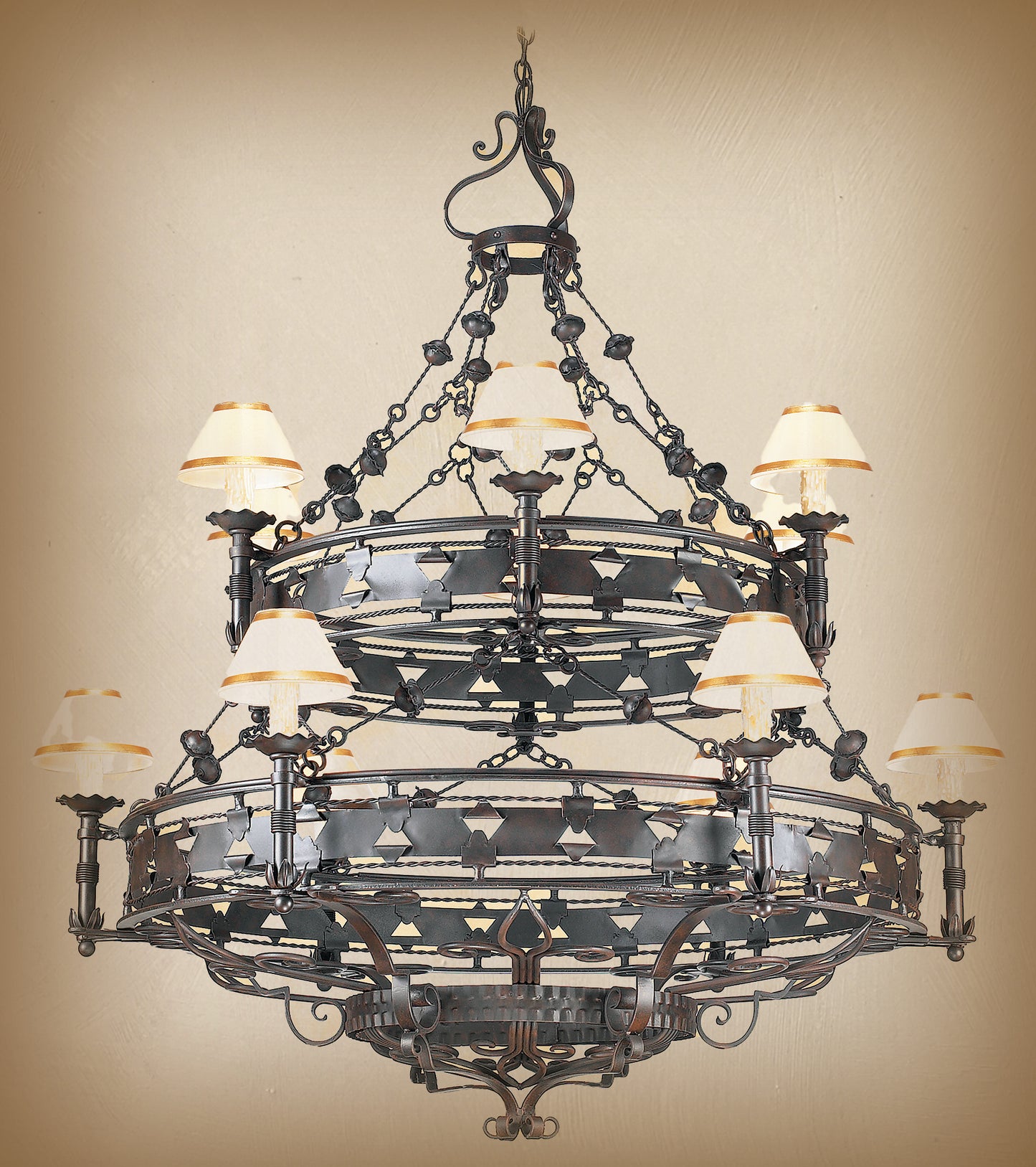 Wrought Iron Chandelier