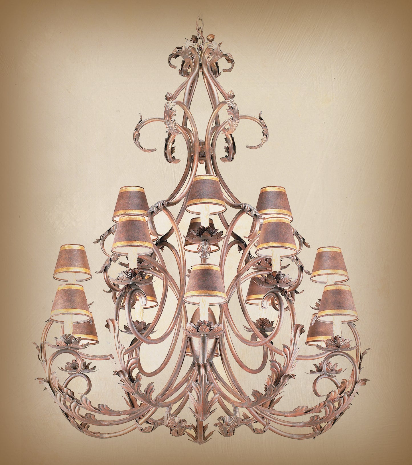 Wrought Iron Chandelier