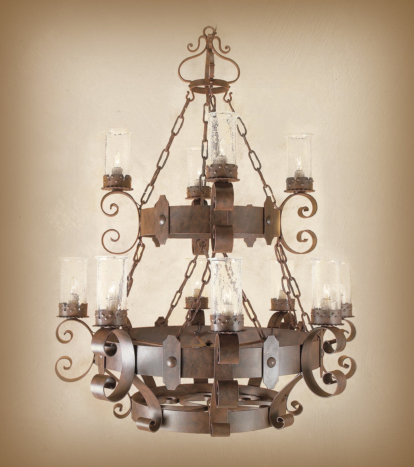 Wrought Iron Chandelier