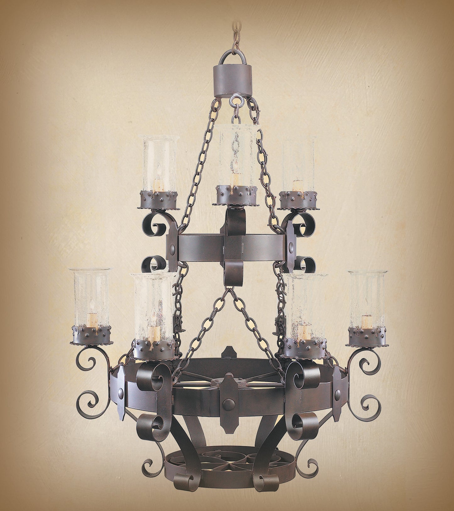 Wrought Iron Chandelier