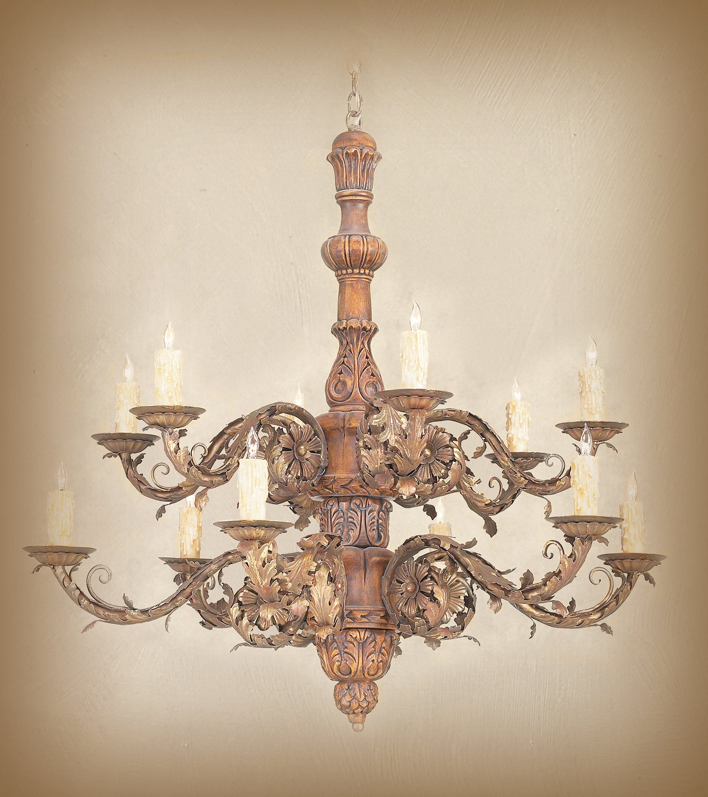 Wrought Iron Chandelier