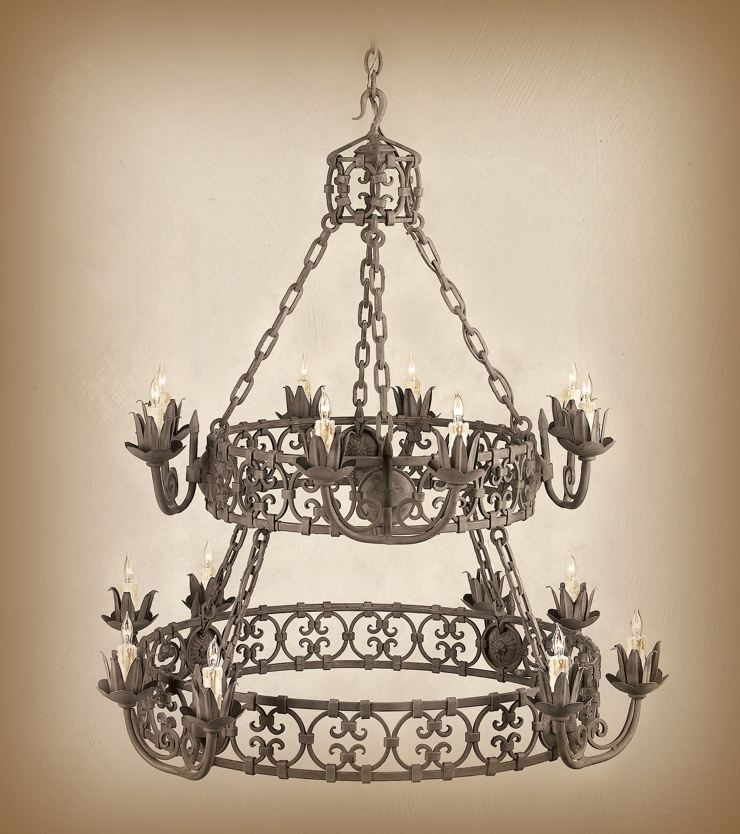 Wrought Iron Chandelier