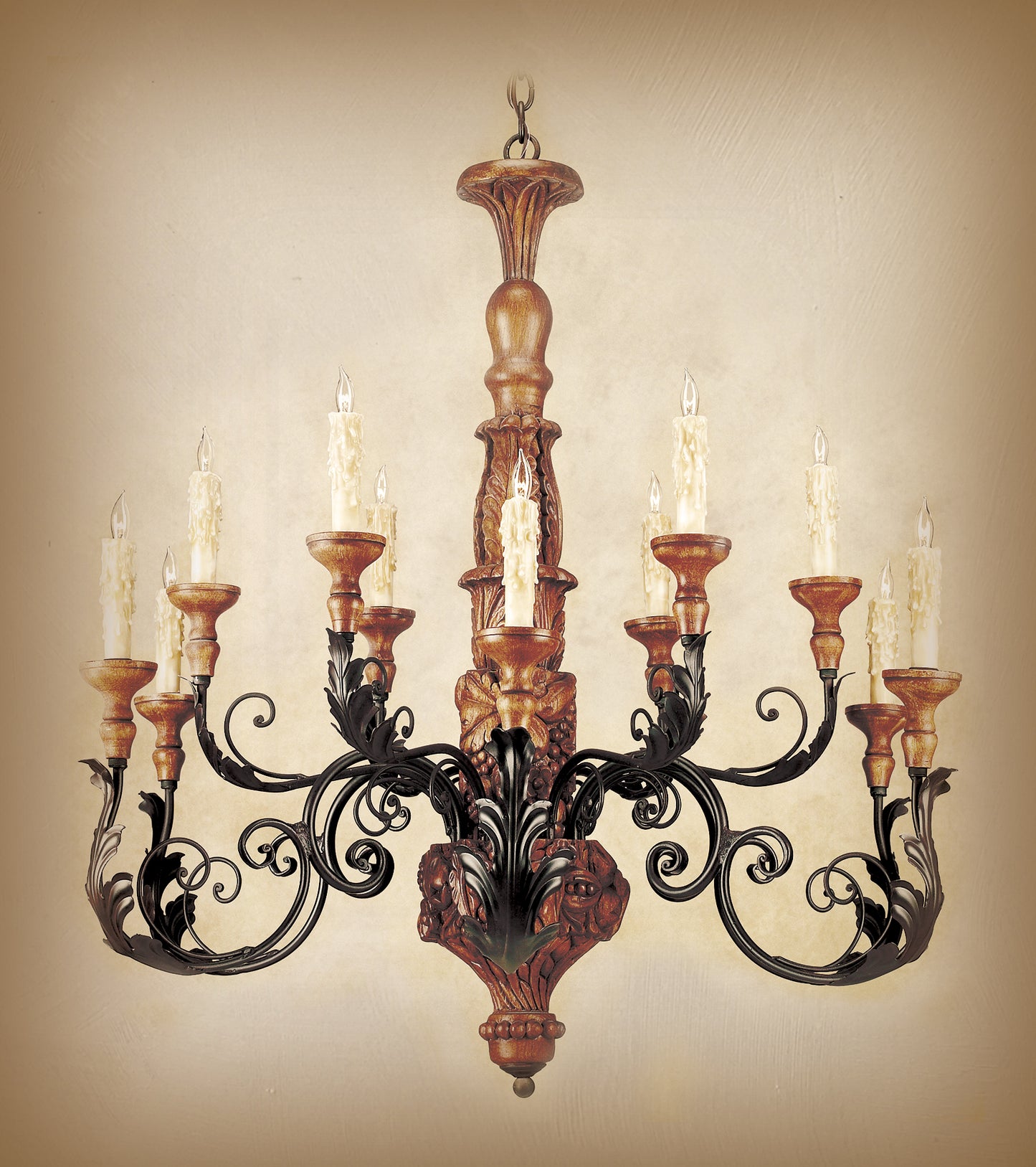 Wrought Iron Chandelier