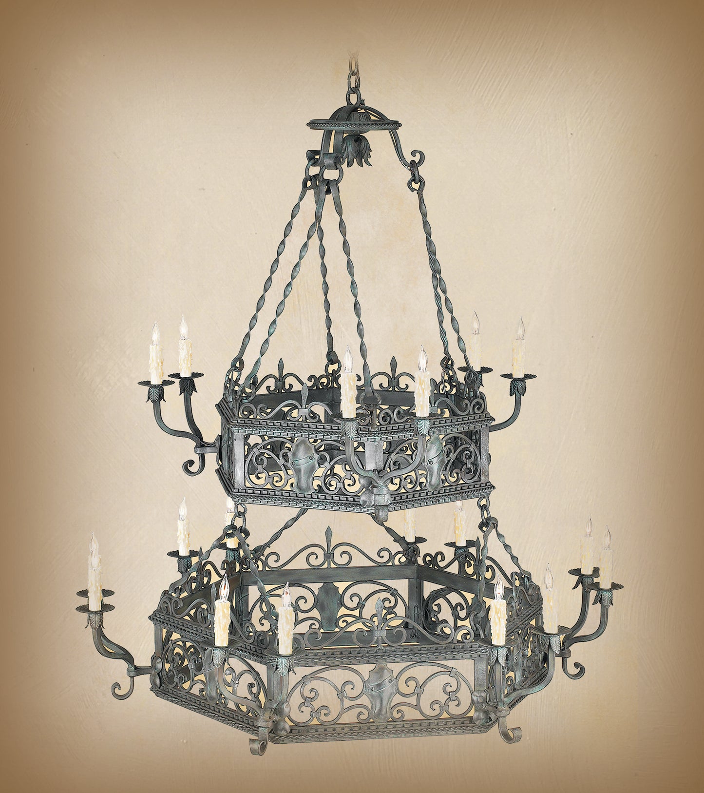 Wrought Iron Chandelier