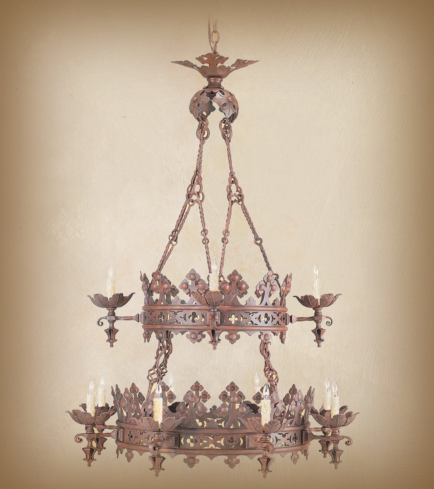 Wrought Iron Chandelier