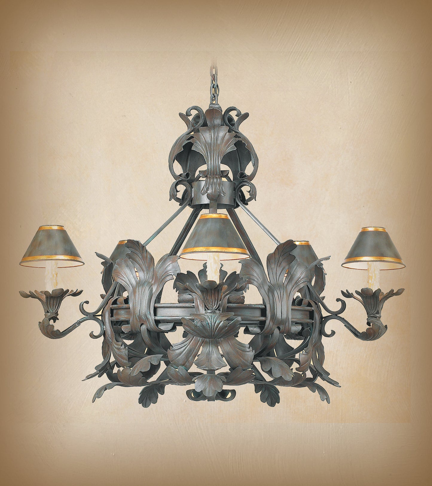 Wrought Iron Chandelier