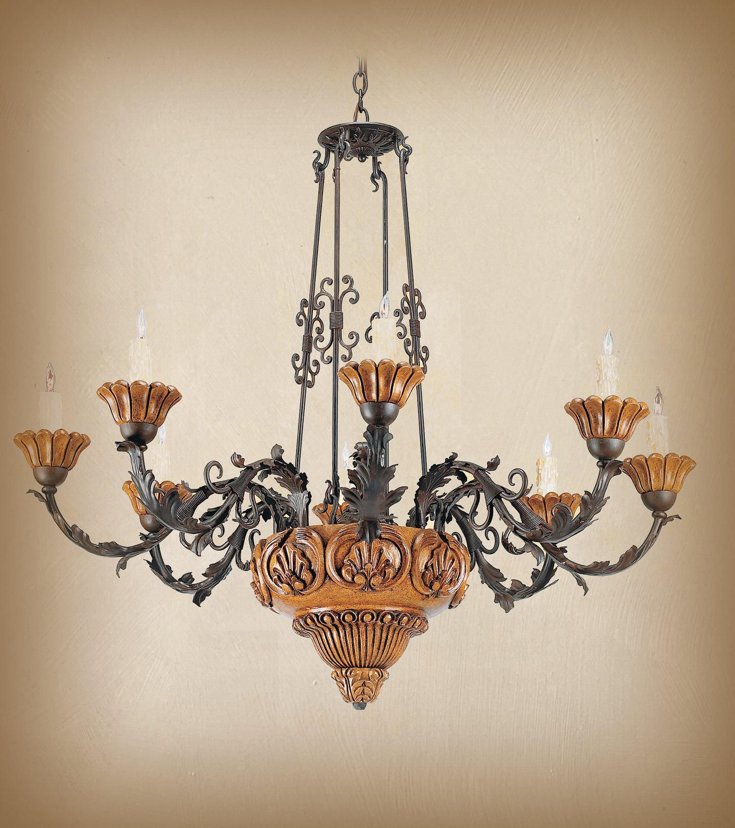 Wrought Iron Chandelier