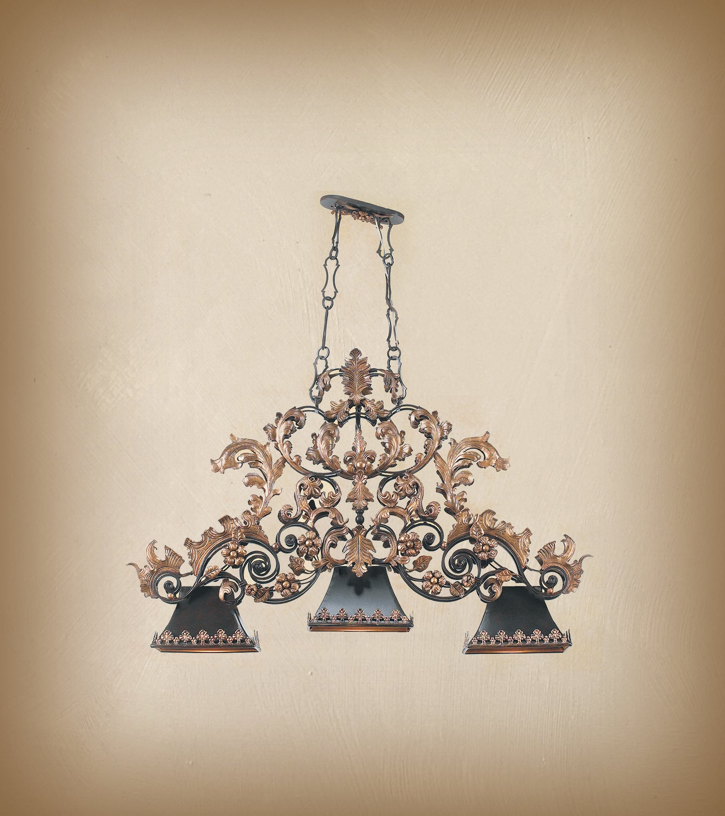 Wrought Iron Chandelier