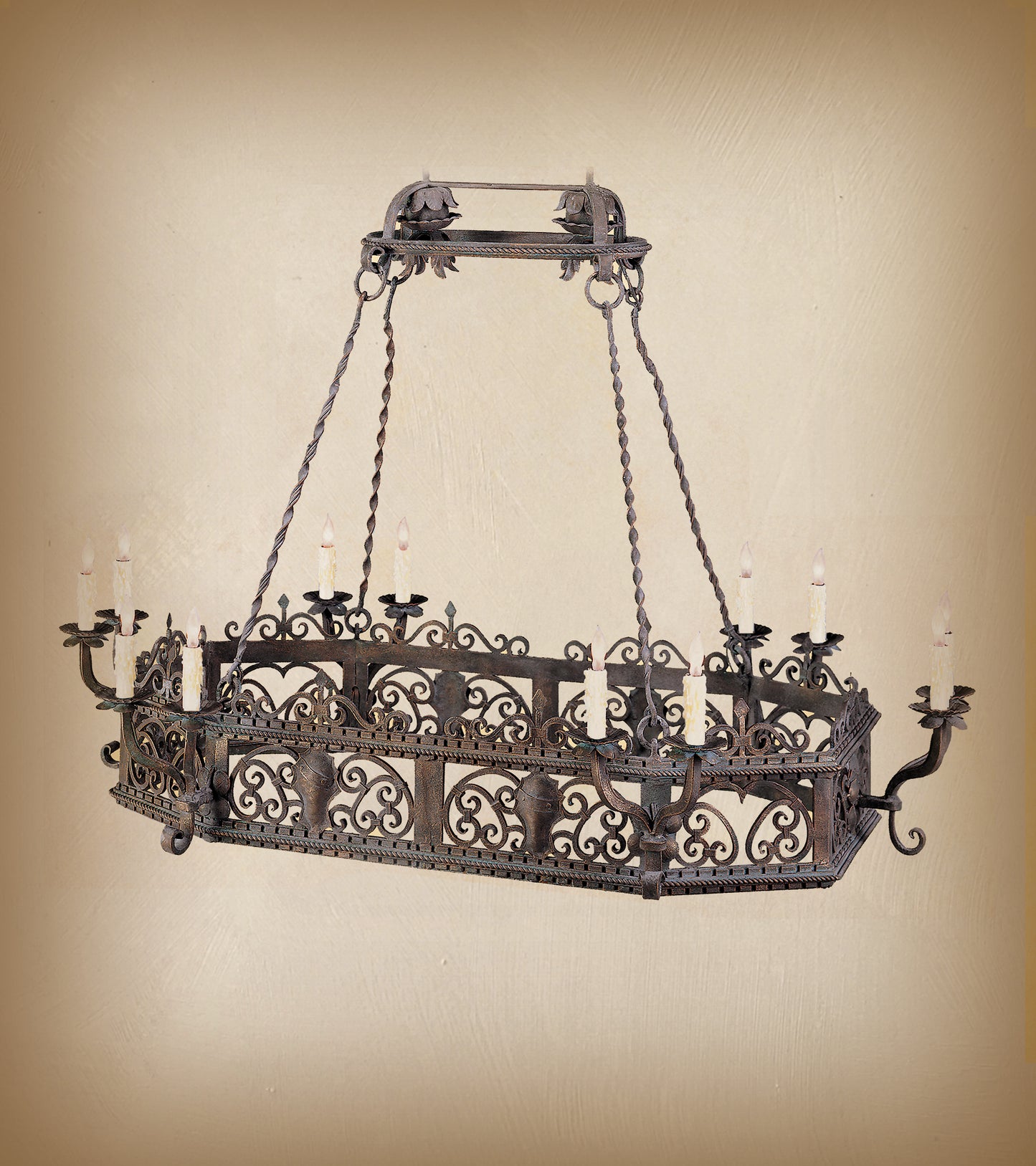 Wrought Iron Chandelier