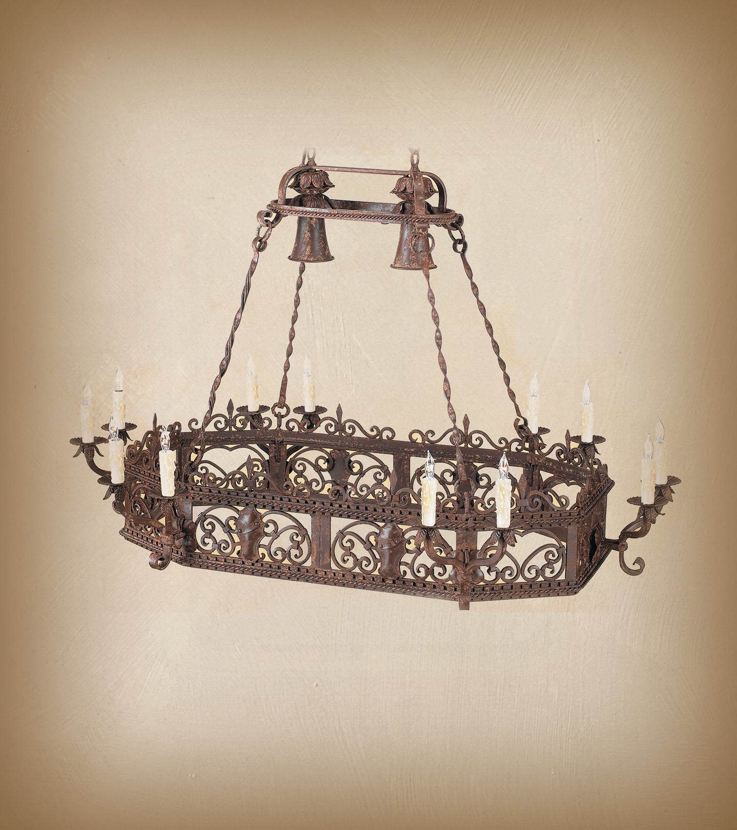 Wrought Iron Chandelier