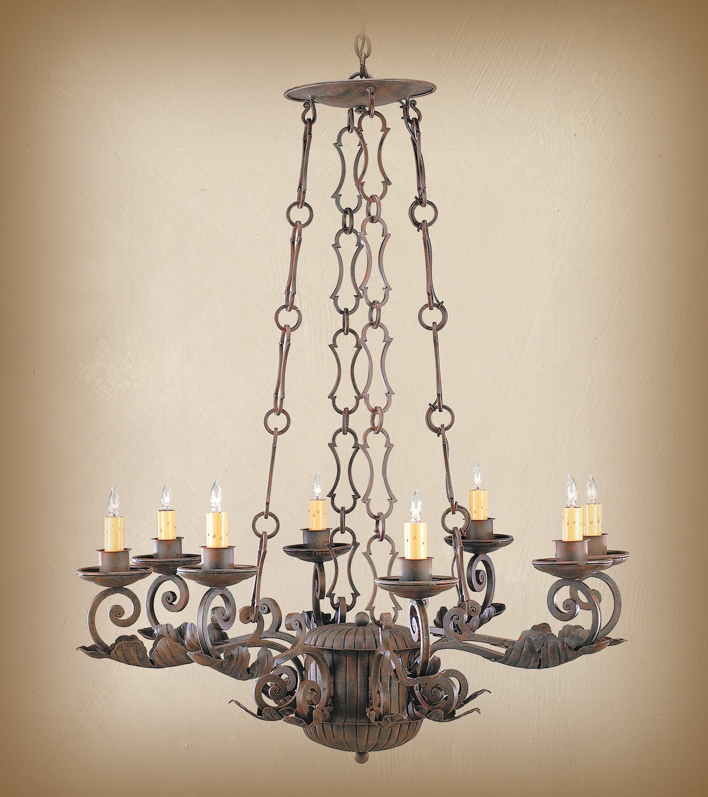 Wrought Iron Chandelier