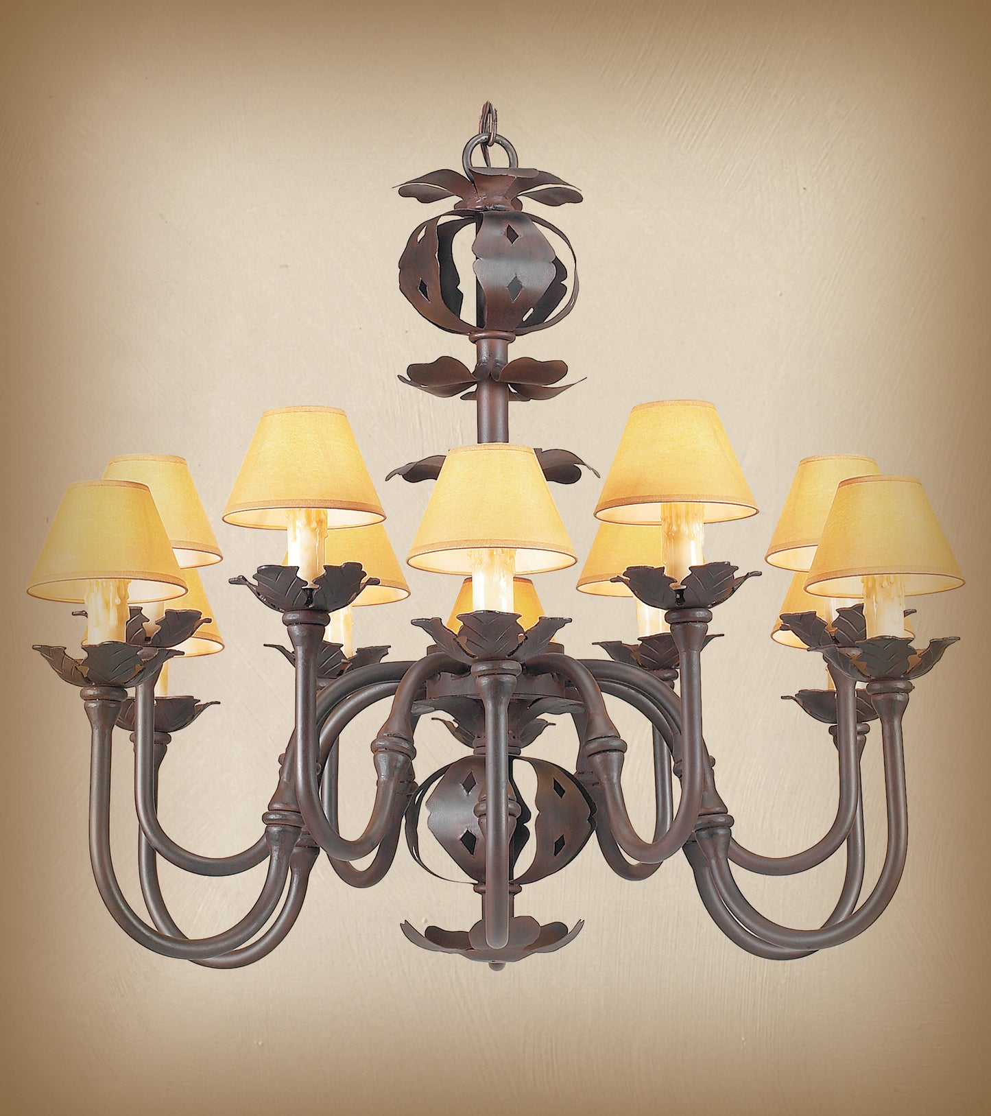 Wrought Iron Chandelier