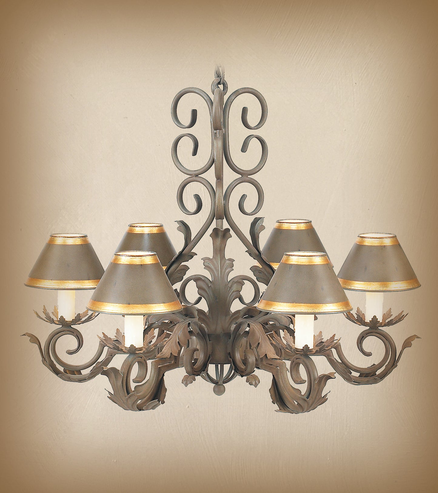 Wrought Iron Chandelier