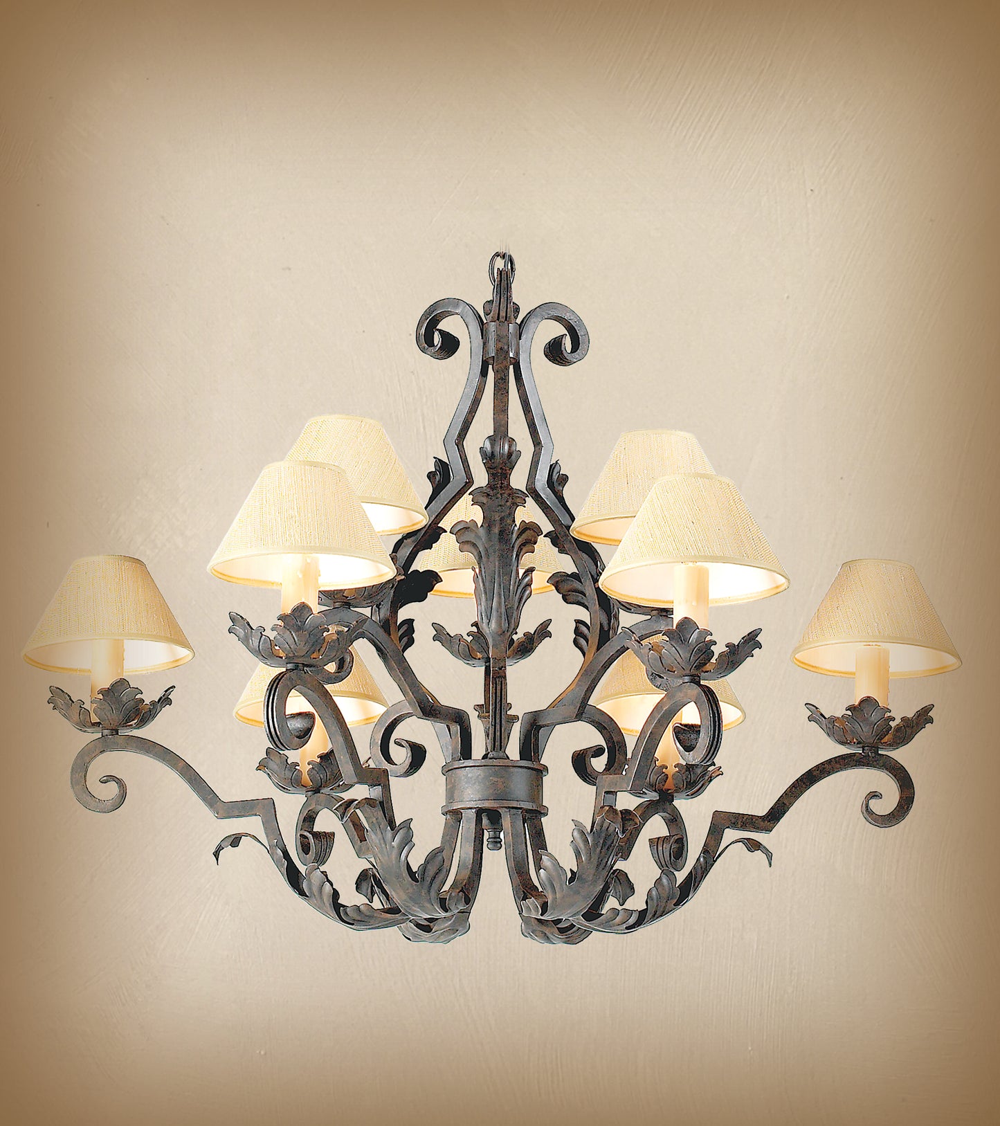 Wrought Iron Chandelier