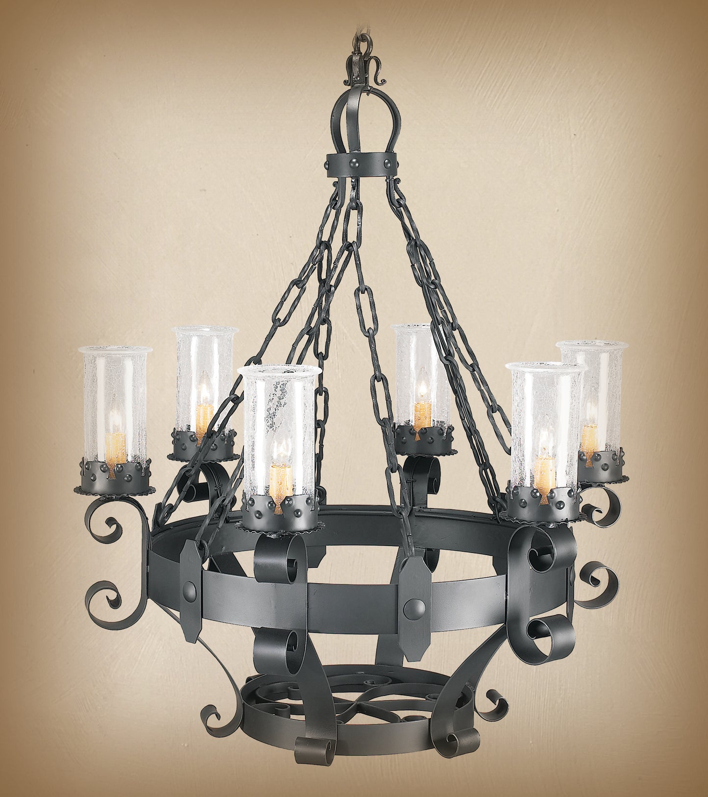 Wrought Iron Chandelier