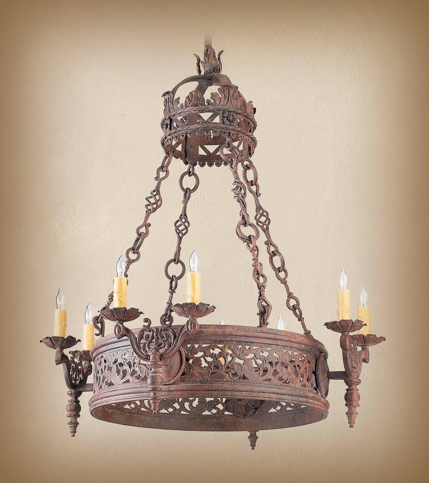 Wrought Iron Chandelier