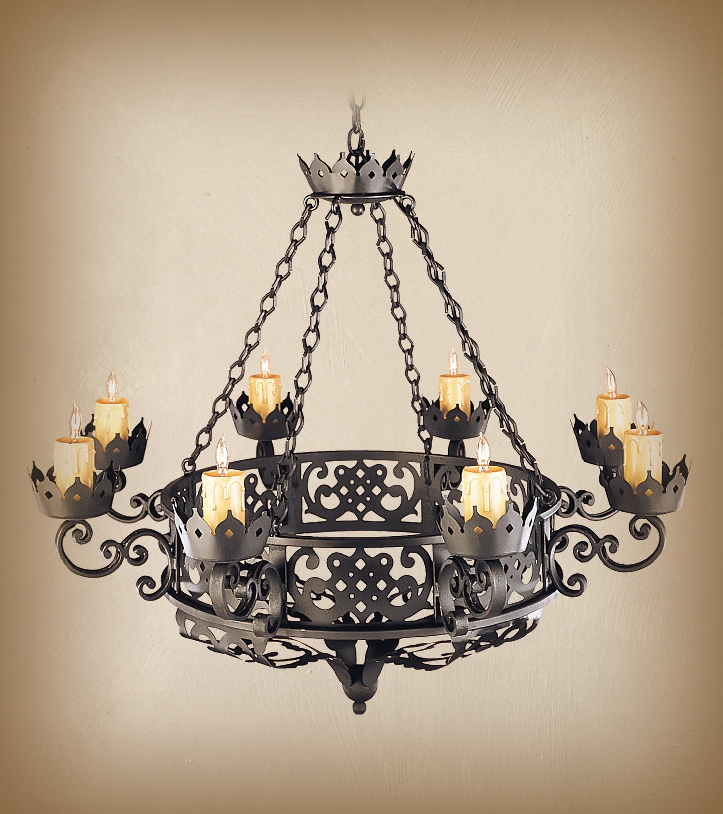 Wrought Iron Chandelier