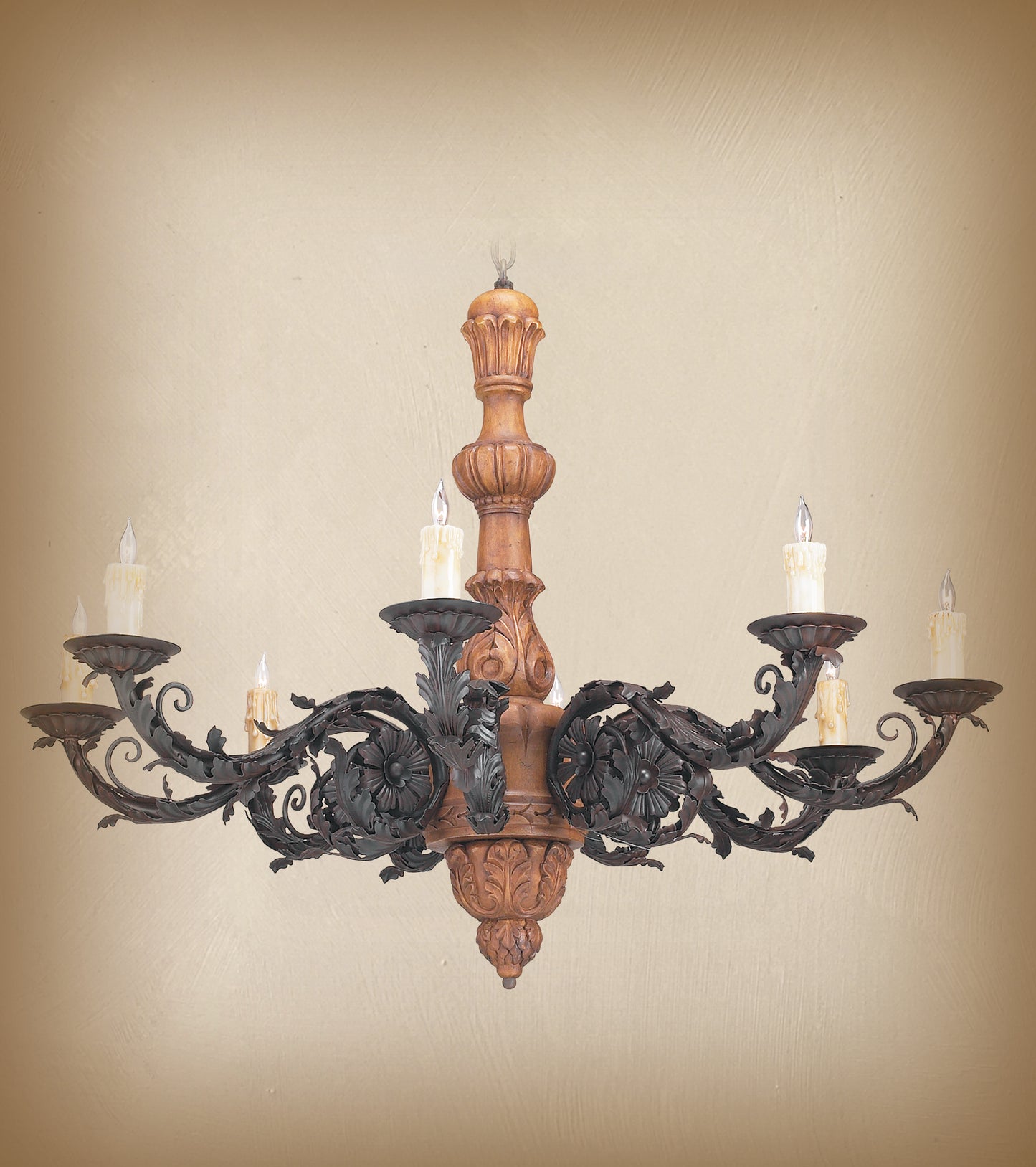 Wrought Iron Chandelier