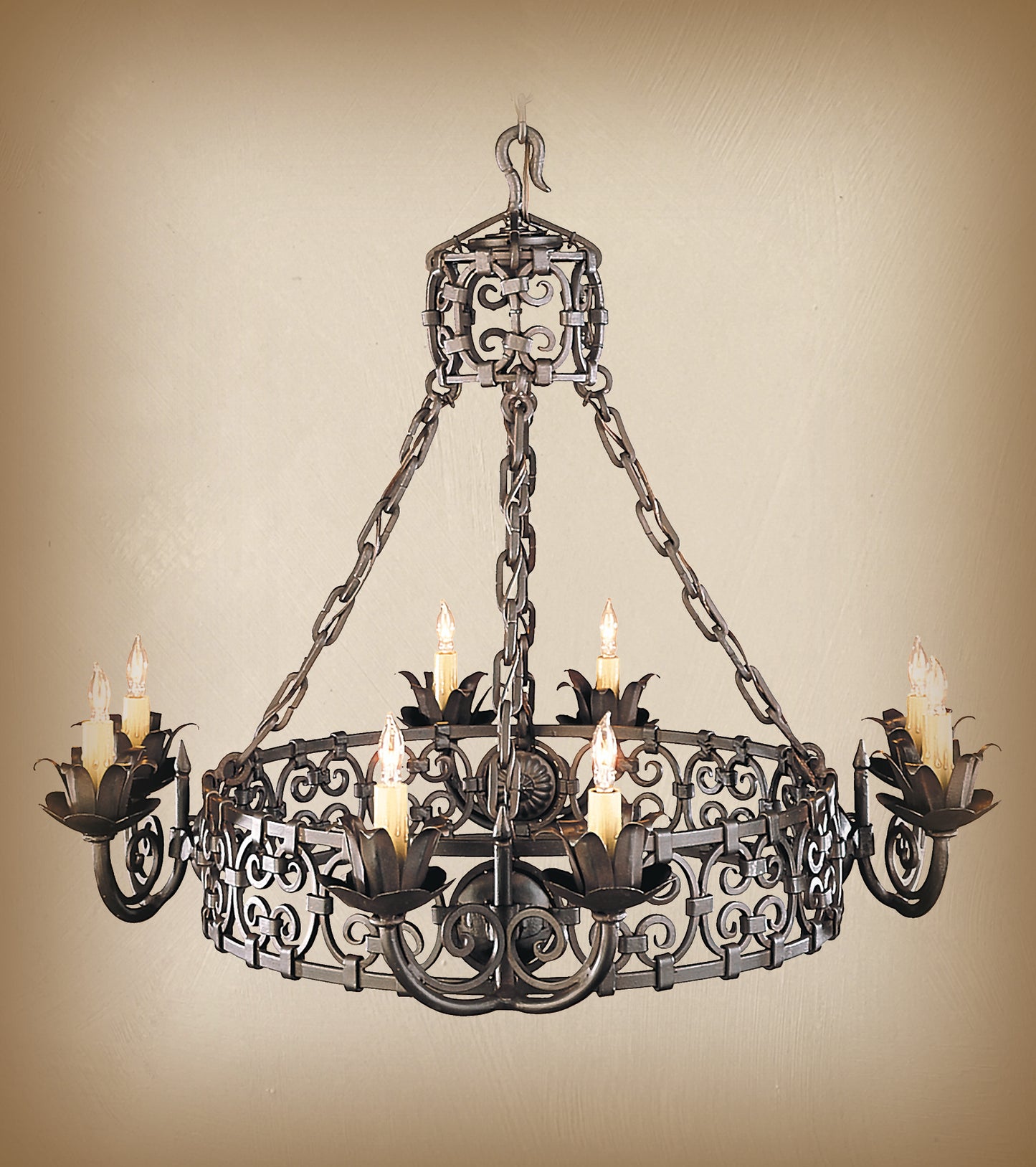 Wrought Iron Chandelier