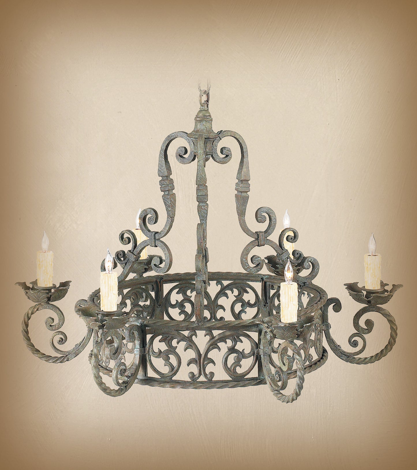 Wrought Iron Chandelier