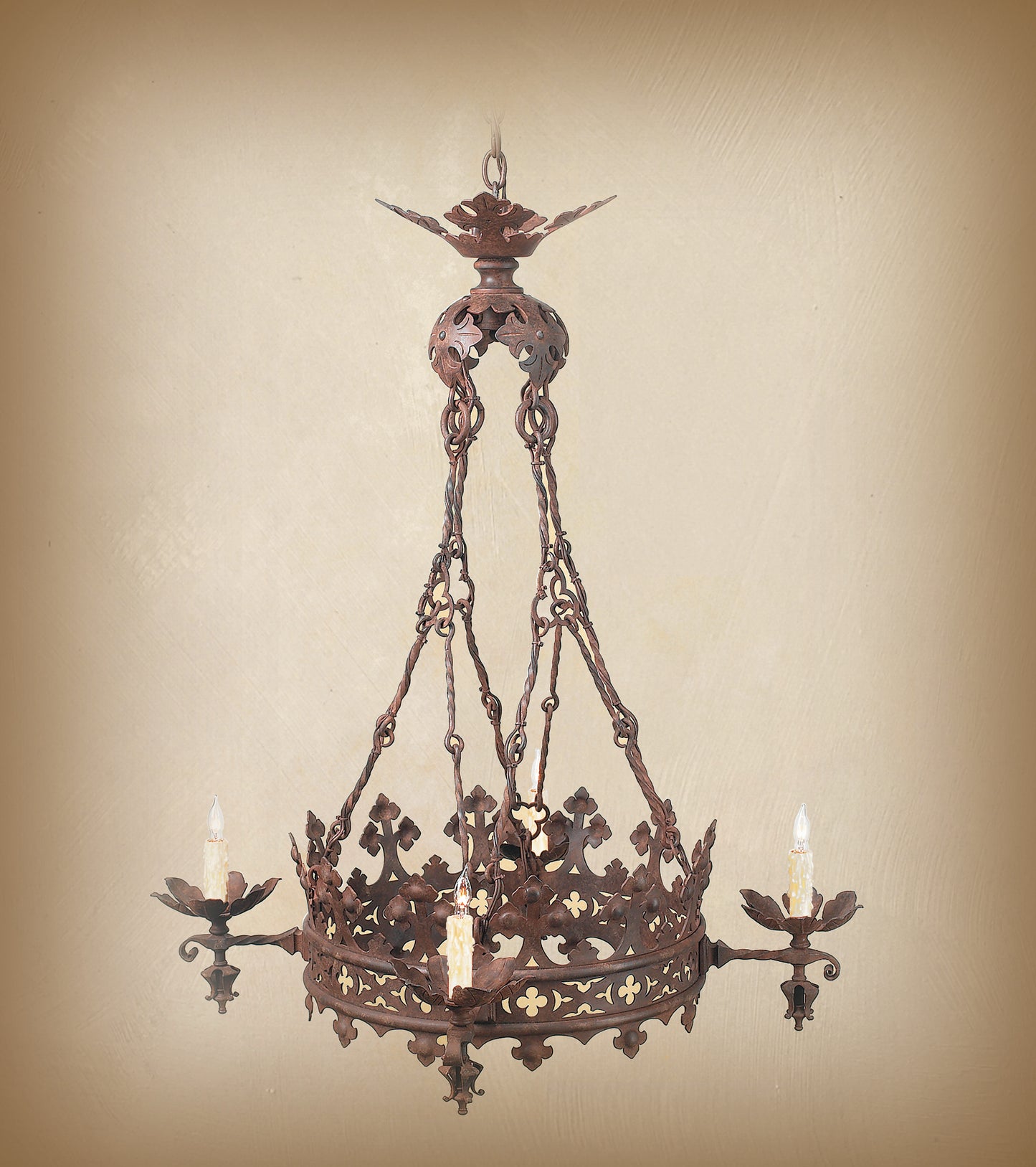 Wrought Iron Chandelier