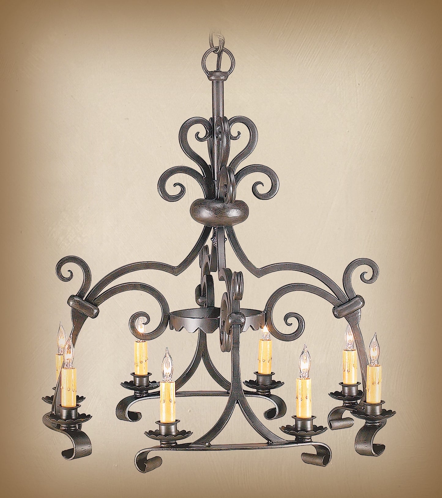 Wrought Iron Chandelier