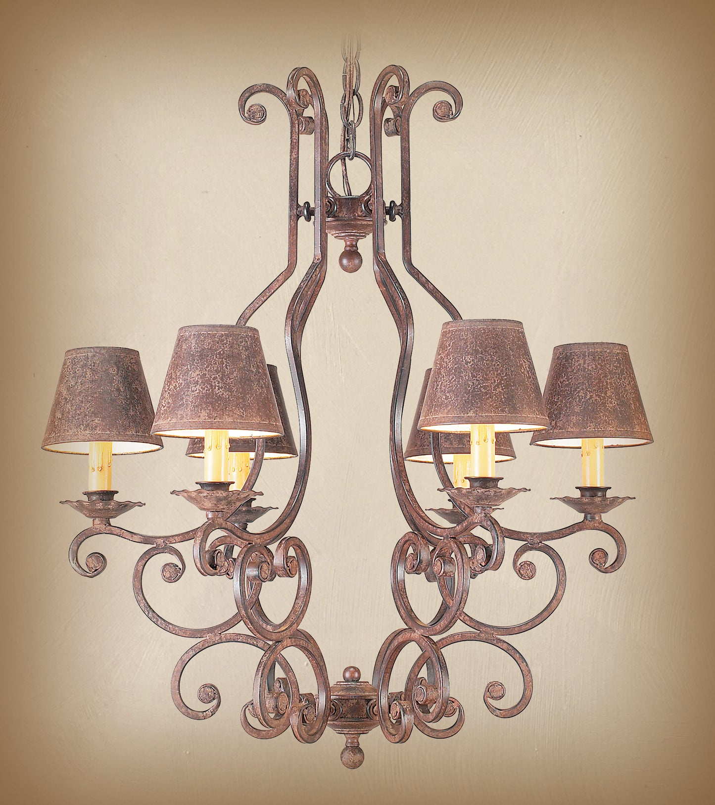 Wrought Iron Chandelier