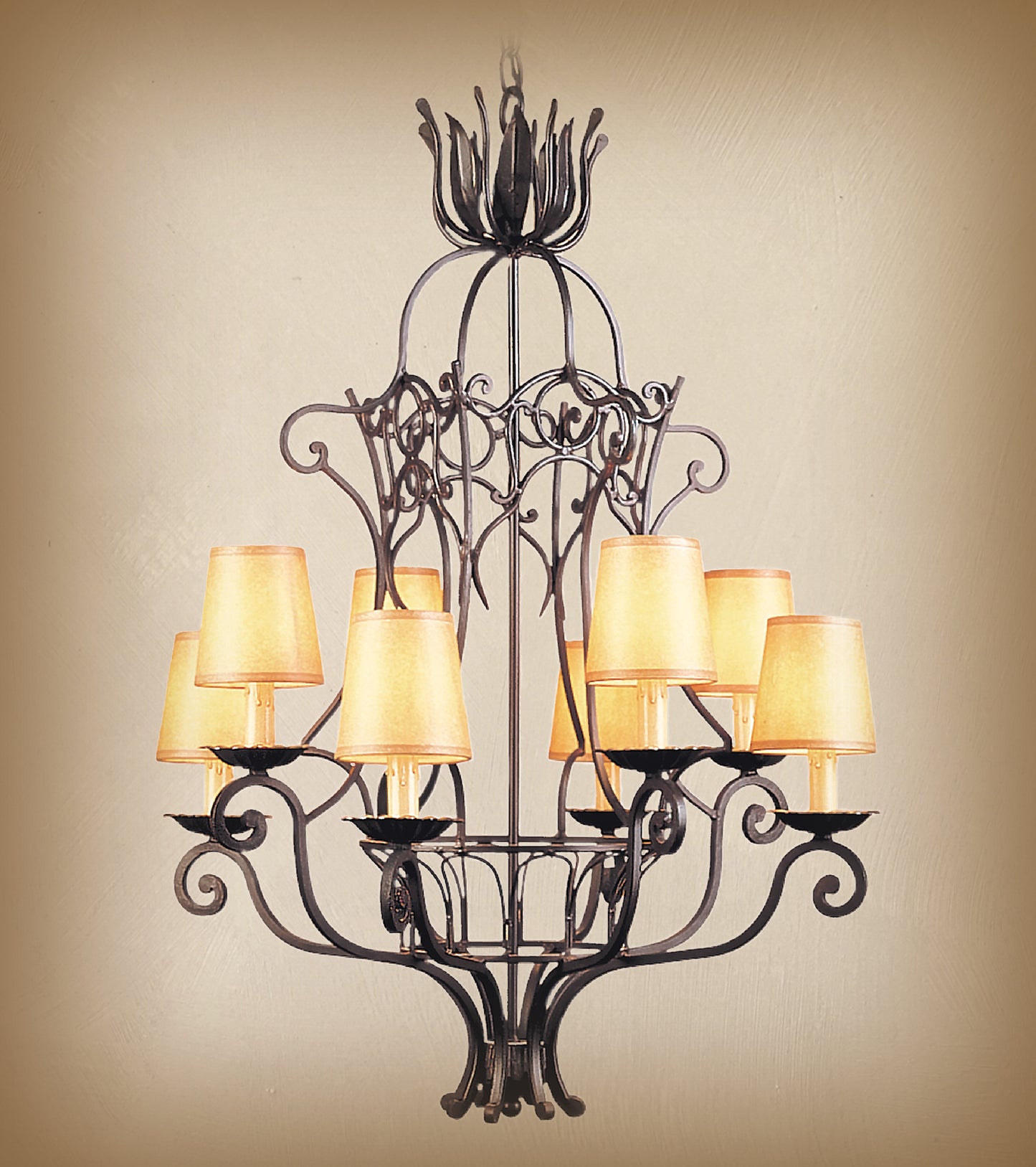 Wrought Iron Chandelier