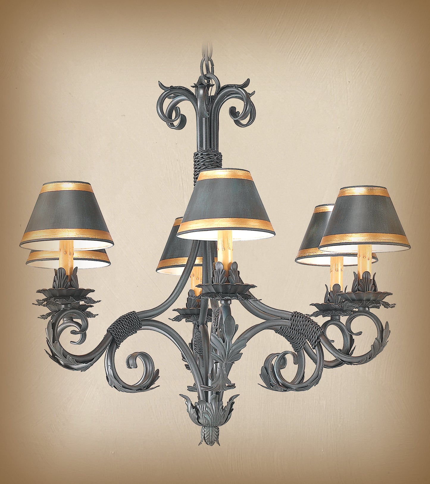 Wrought Iron Chandelier