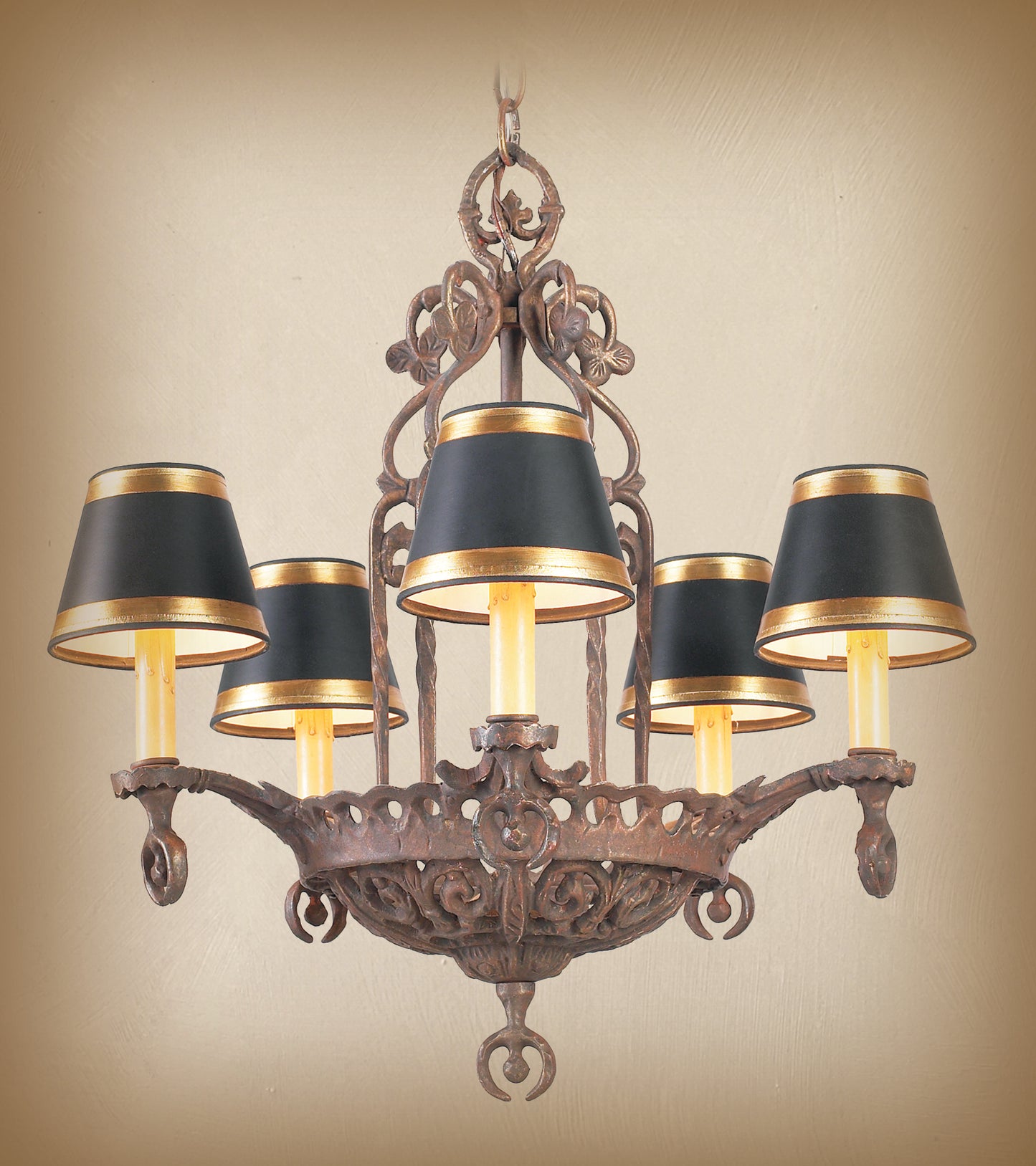 Wrought Iron Chandelier