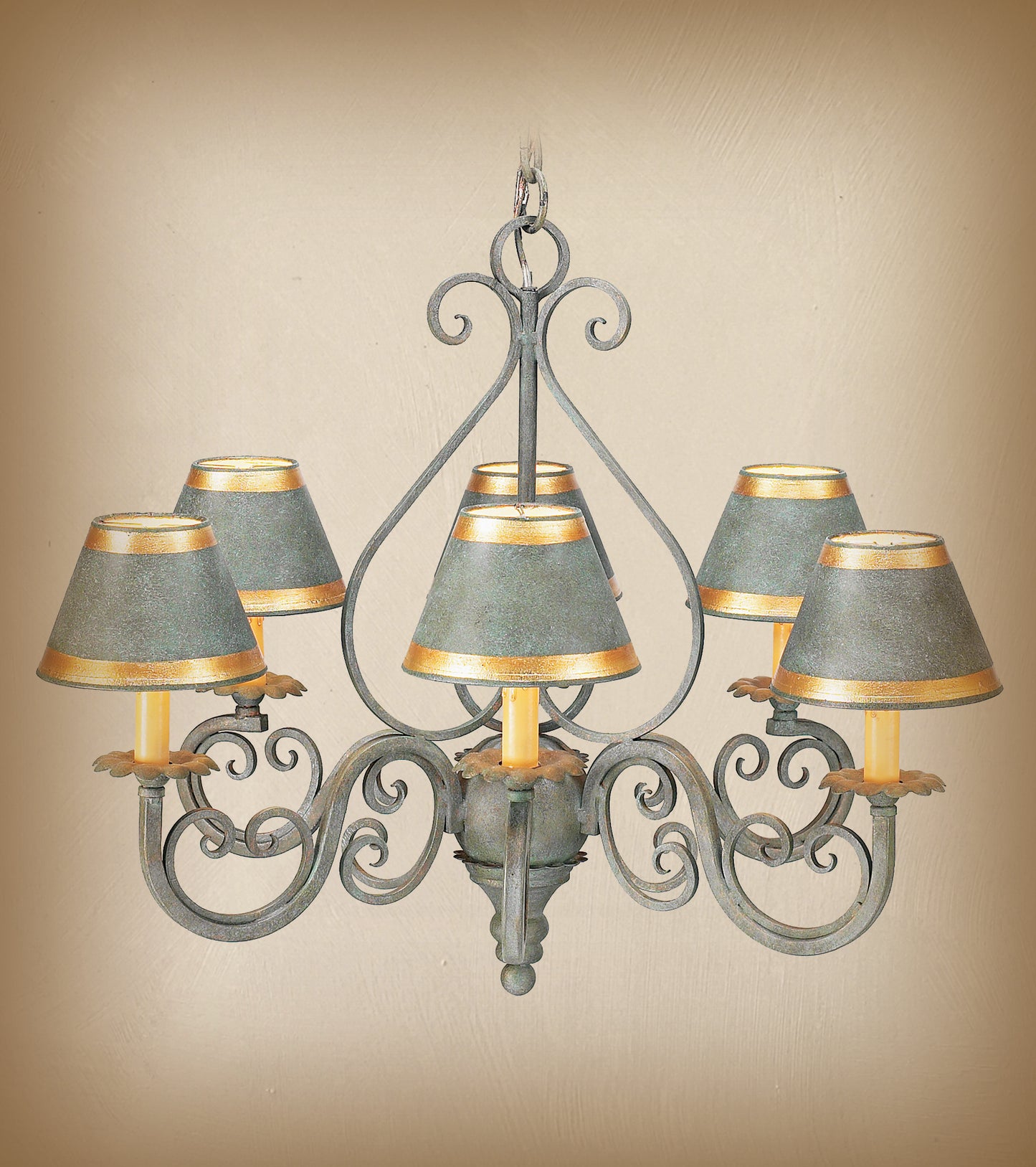 Wrought Iron Chandelier