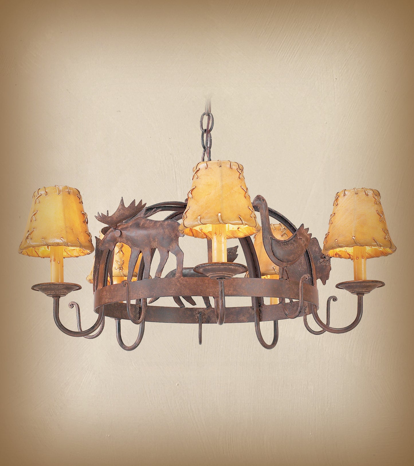 Wrought Iron Chandelier