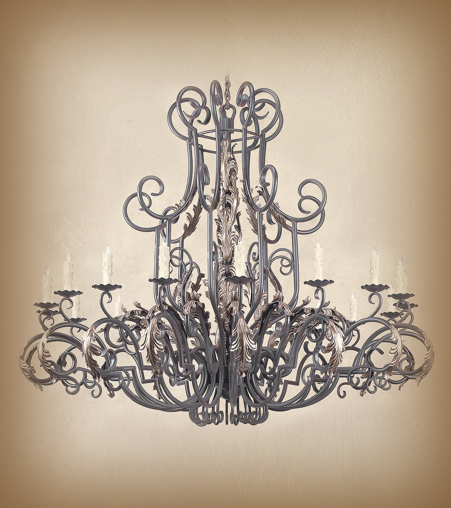 Wrought Iron Chandelier