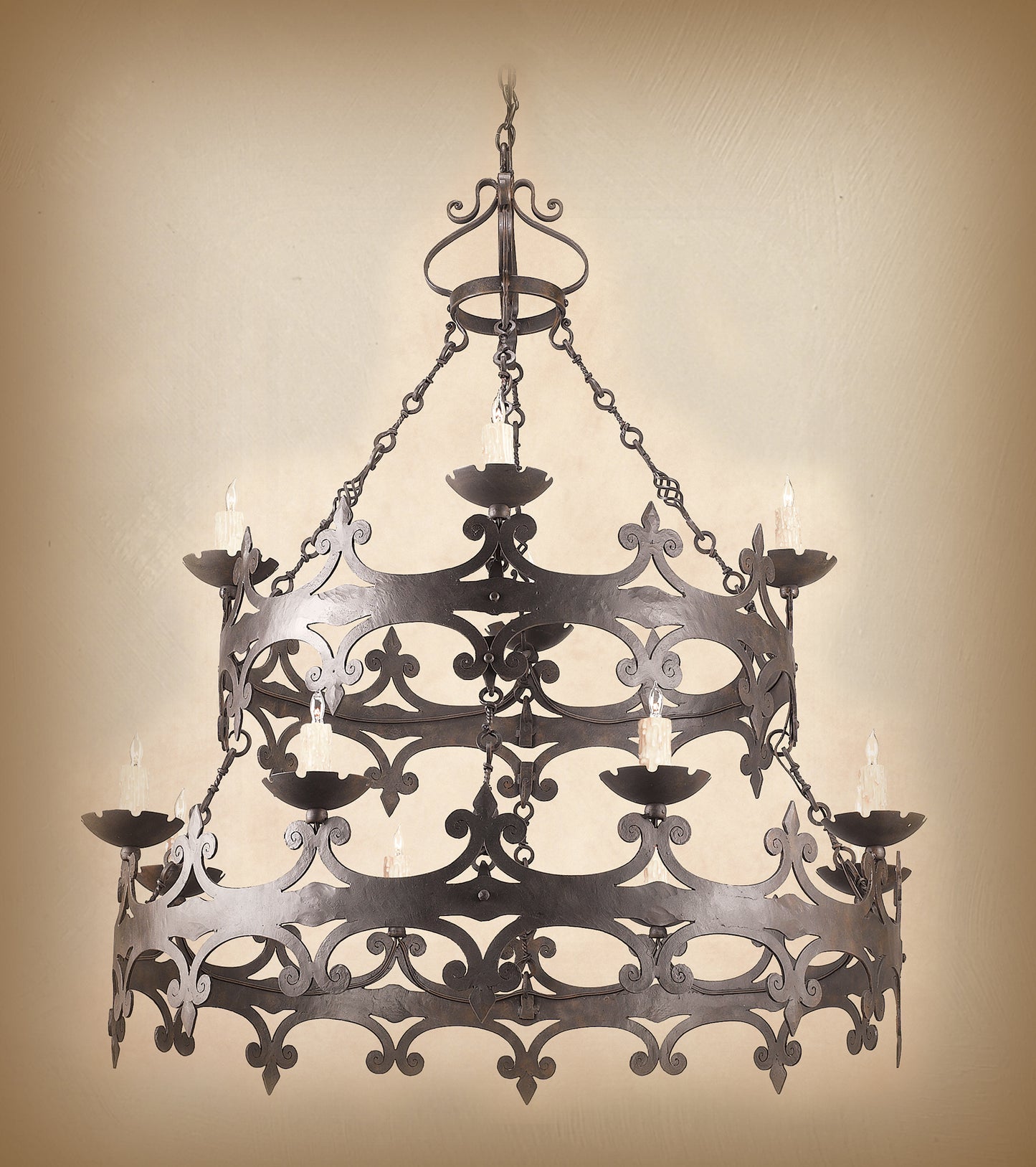 Wrought Iron Chandelier