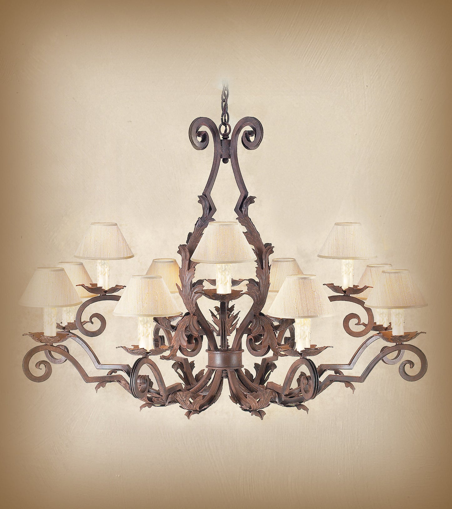 Wrought Iron Chandelier