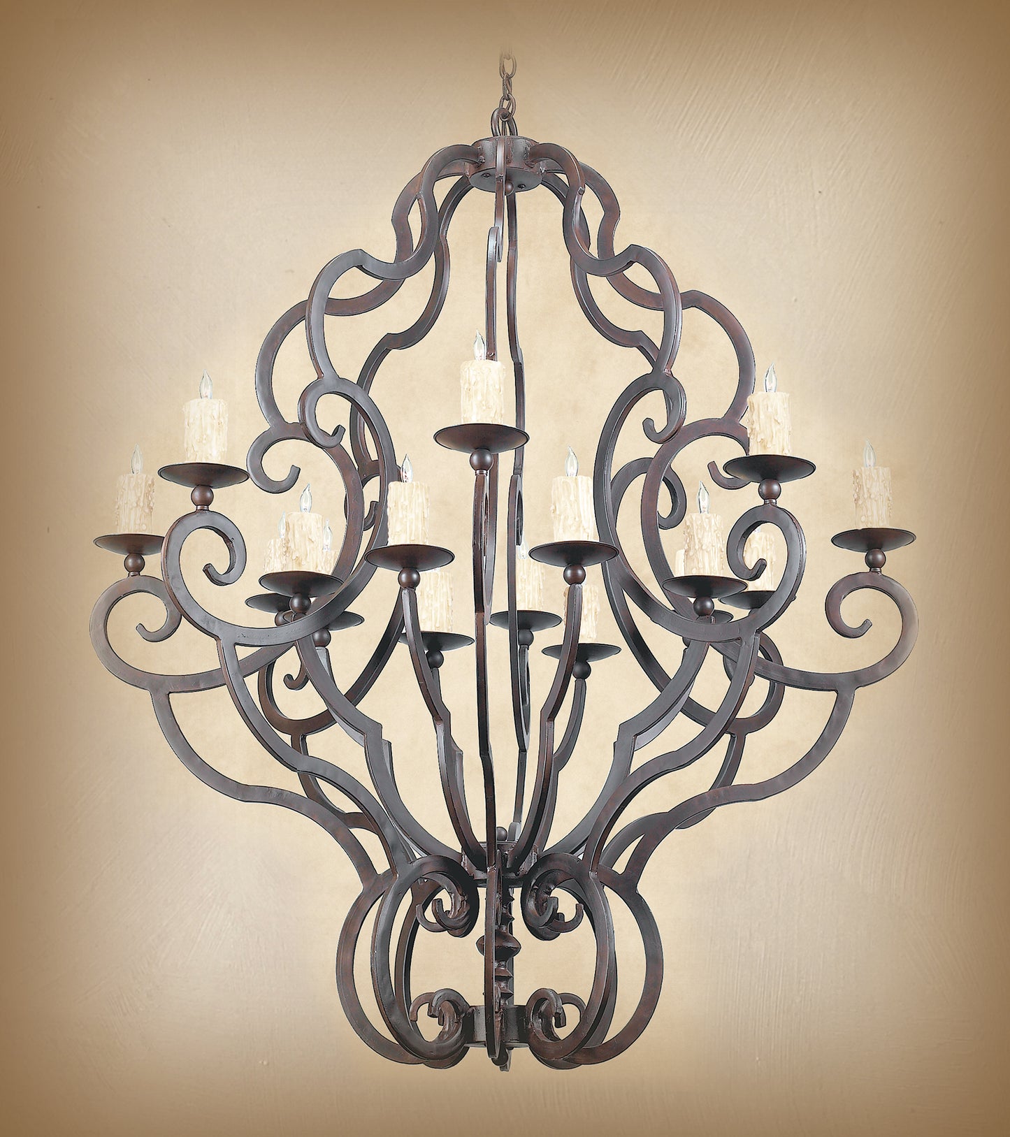 Wrought Iron Chandelier