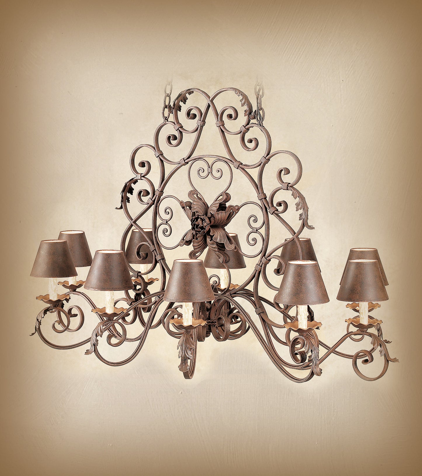 Wrought Iron Chandelier