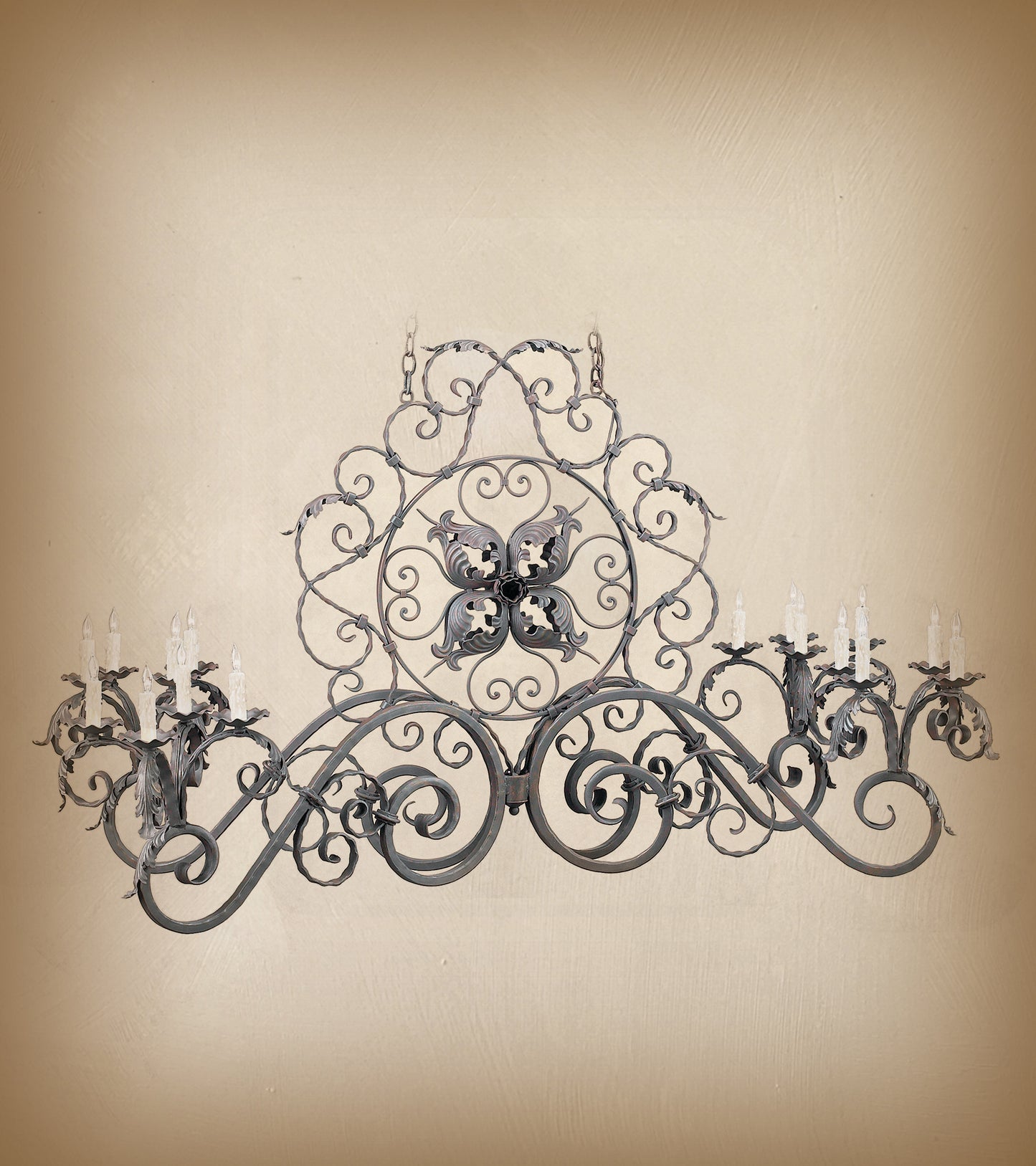 Wrought Iron Chandelier