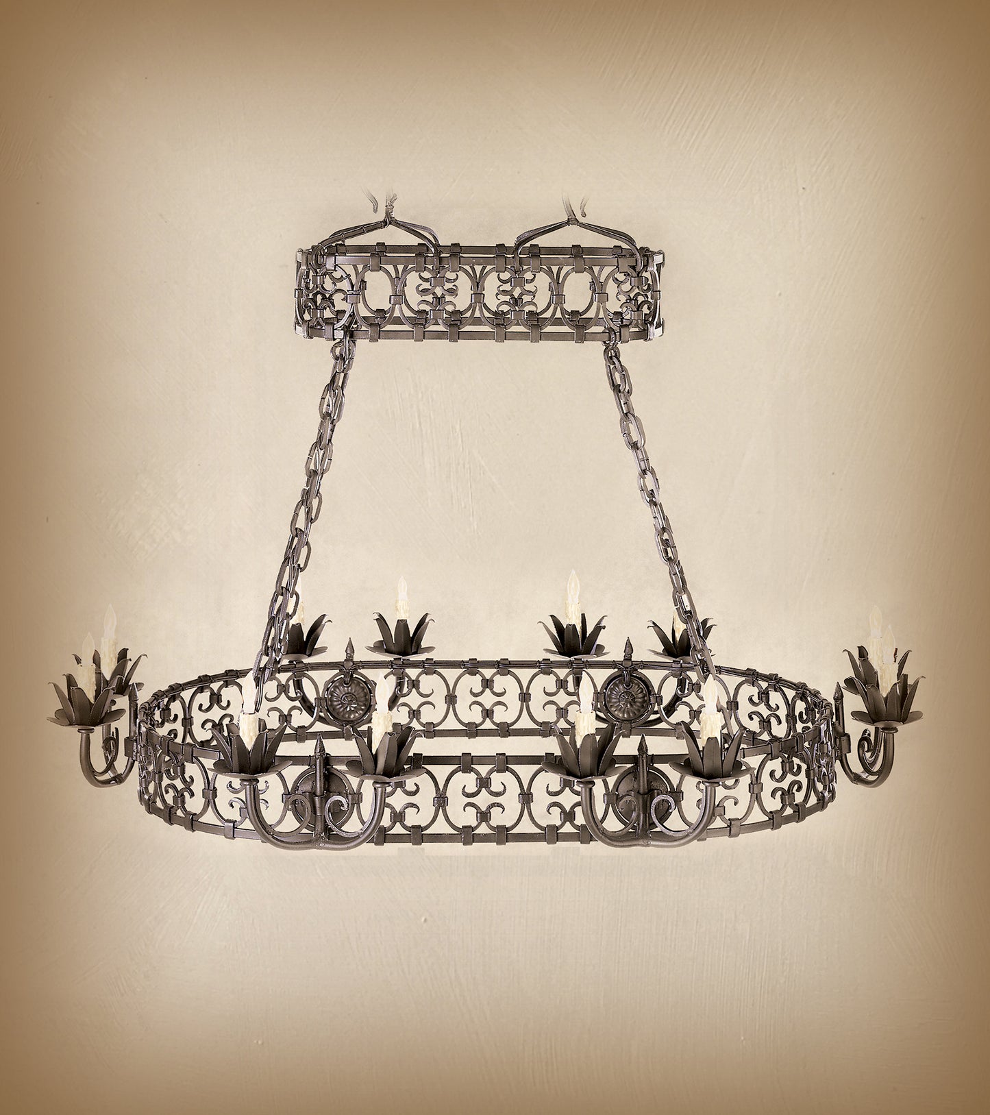 Wrought Iron Chandelier