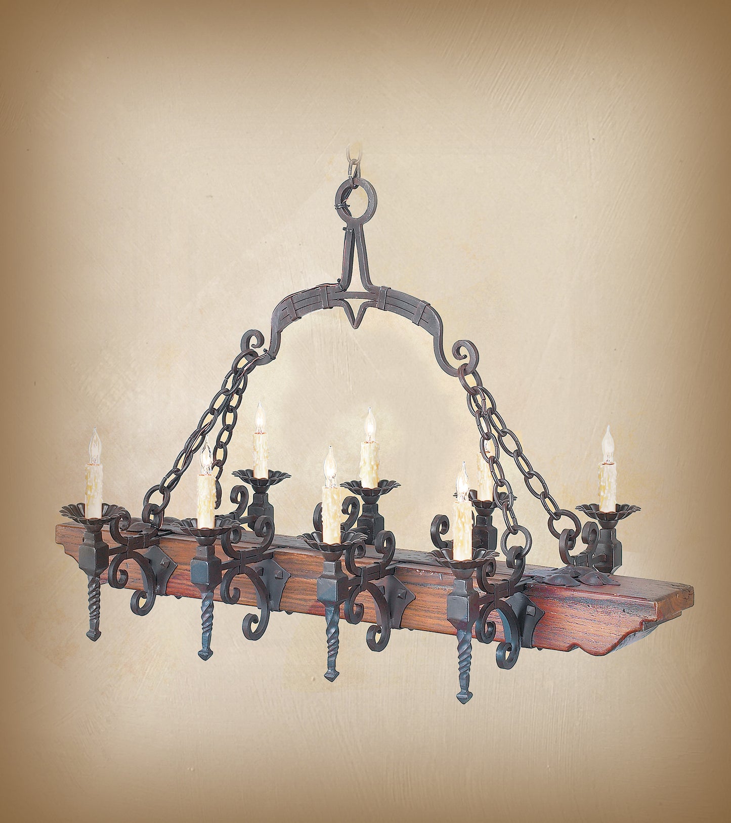 Wrought Iron Chandelier