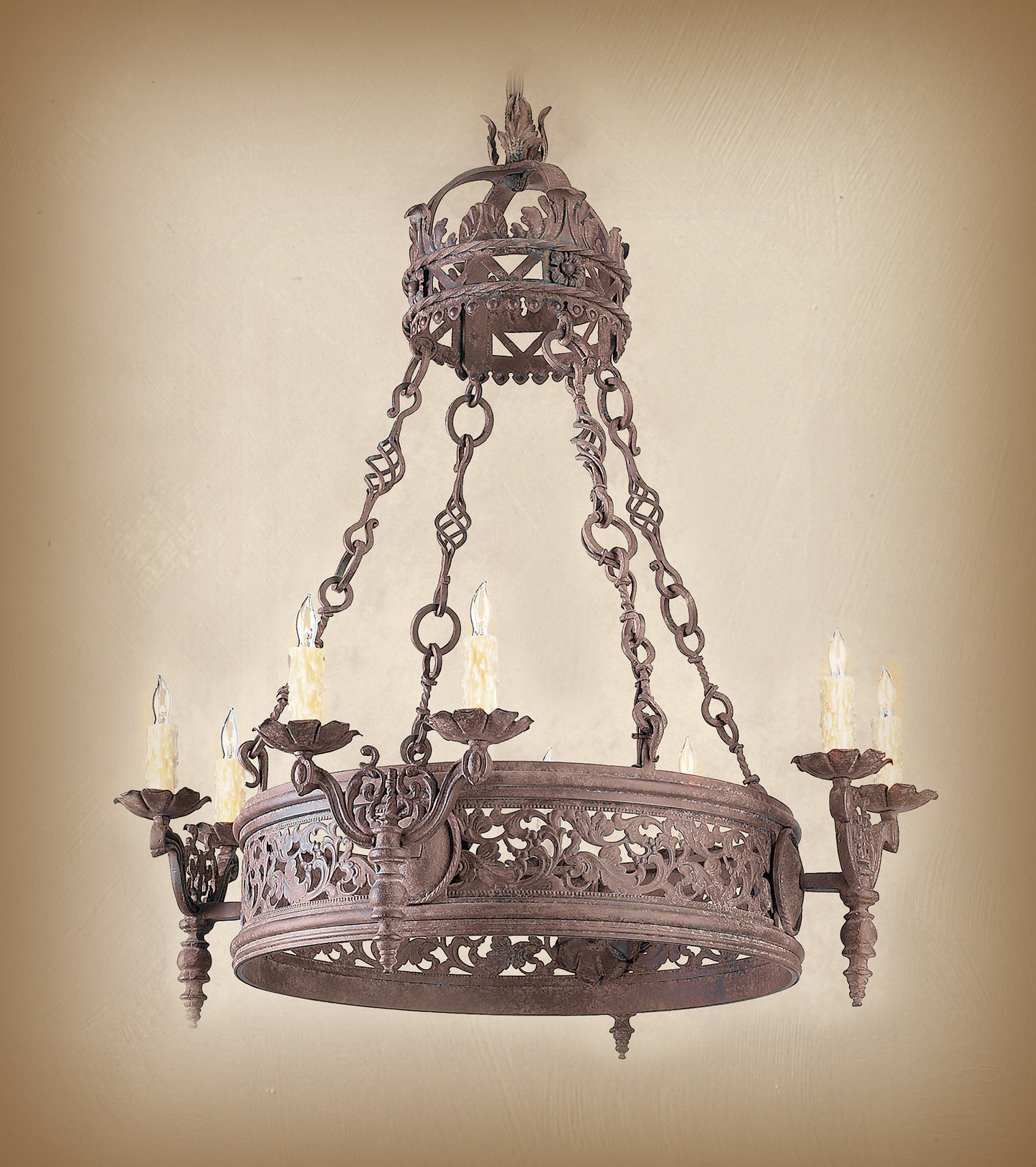 Wrought Iron Chandelier