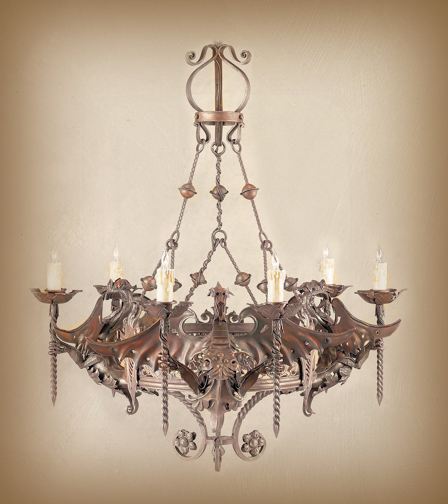 Wrought Iron Chandelier