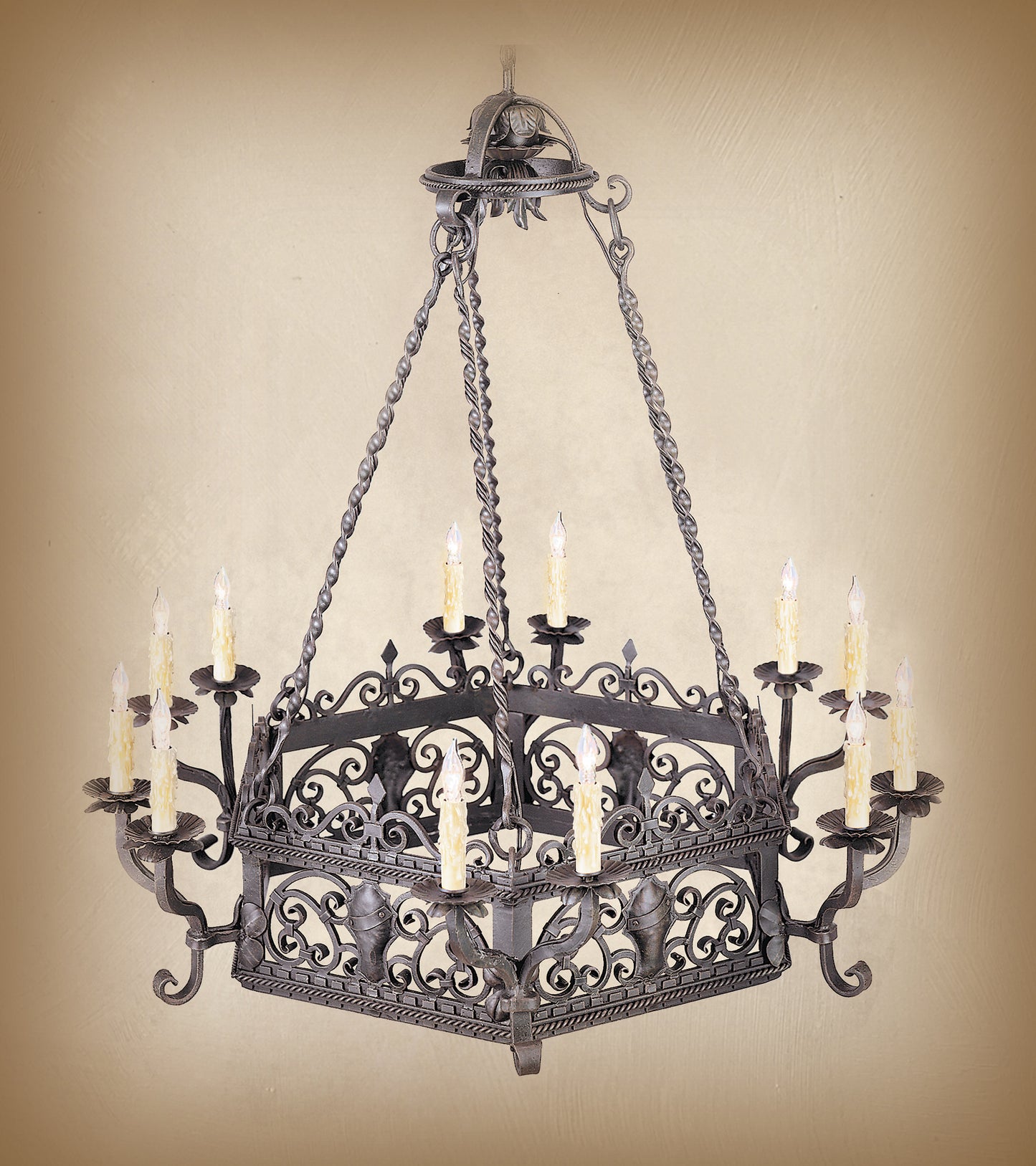 Wrought Iron Chandelier