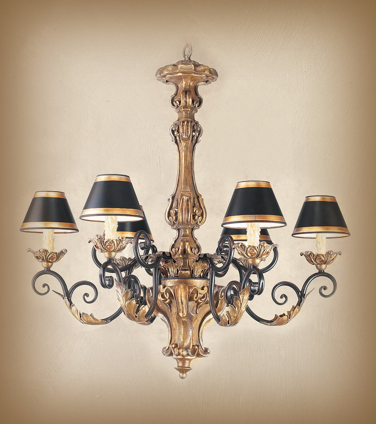 Wrought Iron Chandelier